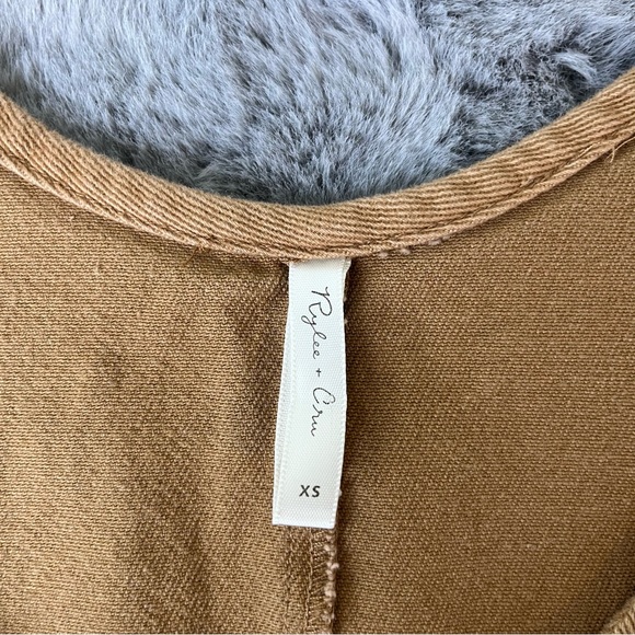 RYLEE + CRU OVERALL DRESS - Camel Brown XS - Picture 10 of 13